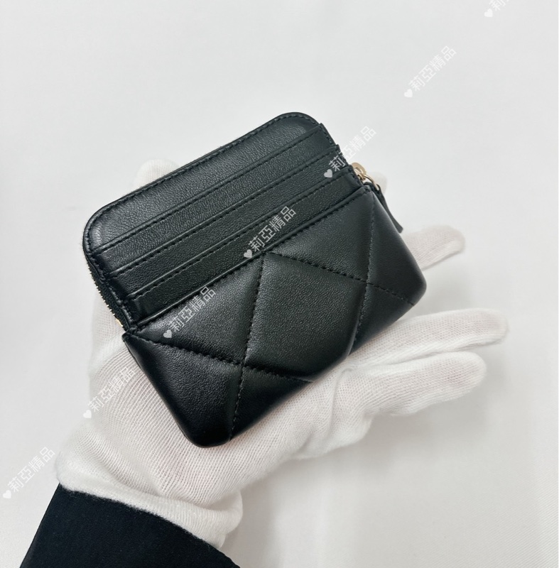 莉亞精品♡Chanel AP2086 晶片款 19吐司零錢卡包 二手-2