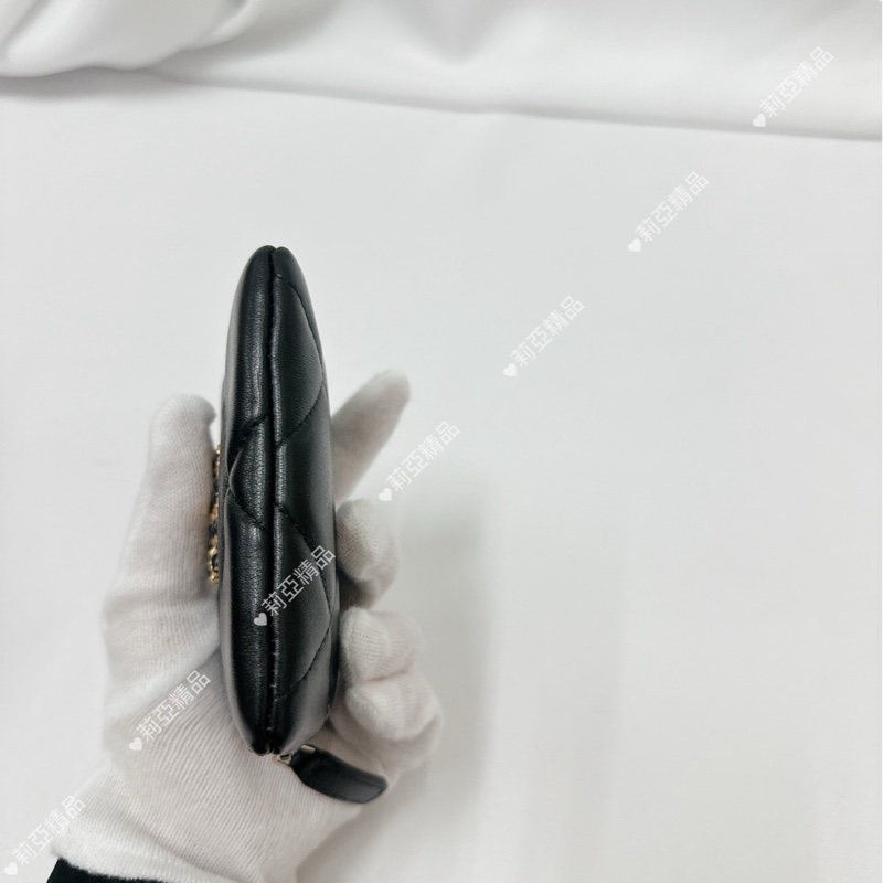 莉亞精品♡Chanel AP2086 晶片款 19吐司零錢卡包 二手-6