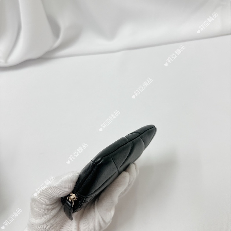 莉亞精品♡Chanel AP2086 晶片款 19吐司零錢卡包 二手-9
