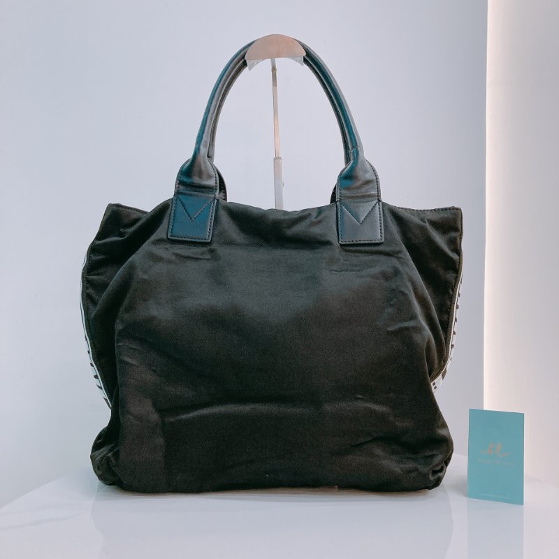 MS0331 品高 大托特 絲綢 Pinko Tote 35cm Silk Black x Crystal-1