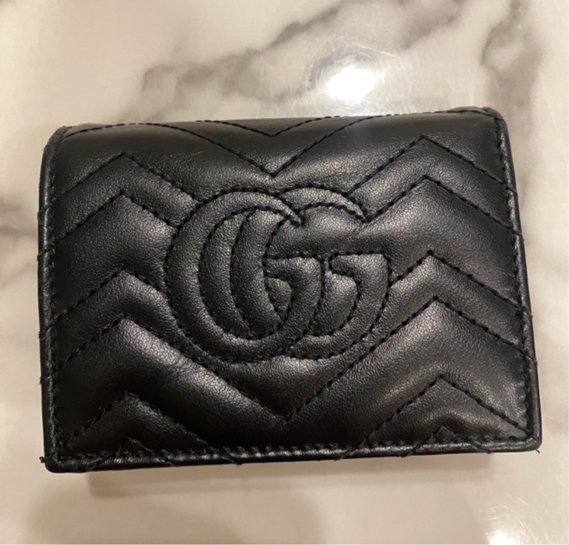 GUCCI 牛皮短夾-2
