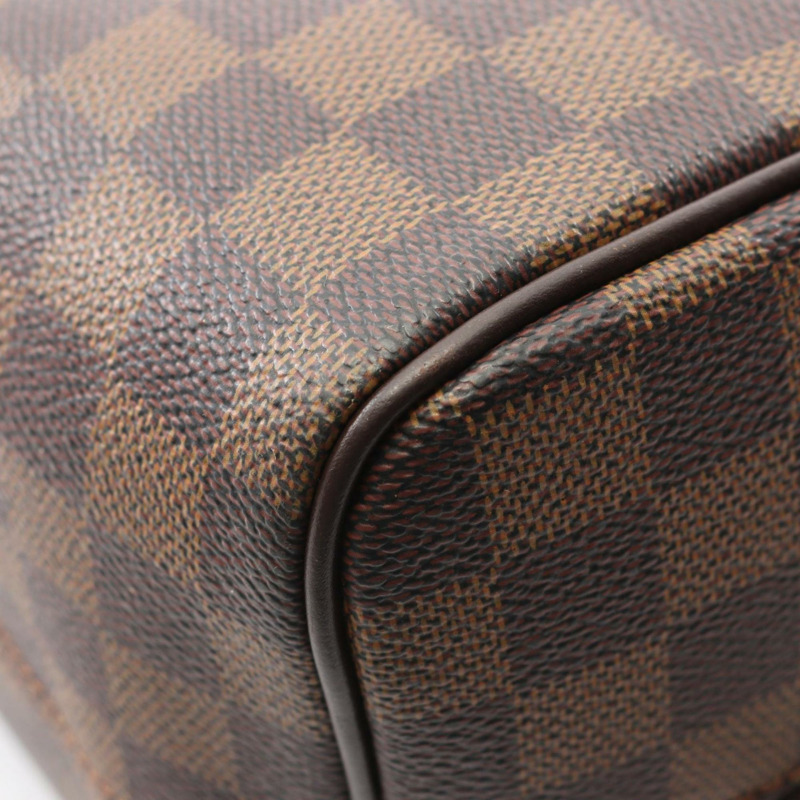 Louis Vuitton Nolita 24 手提包,塗層帆布和皮革,Damier 飾面,棕色,N41454-6