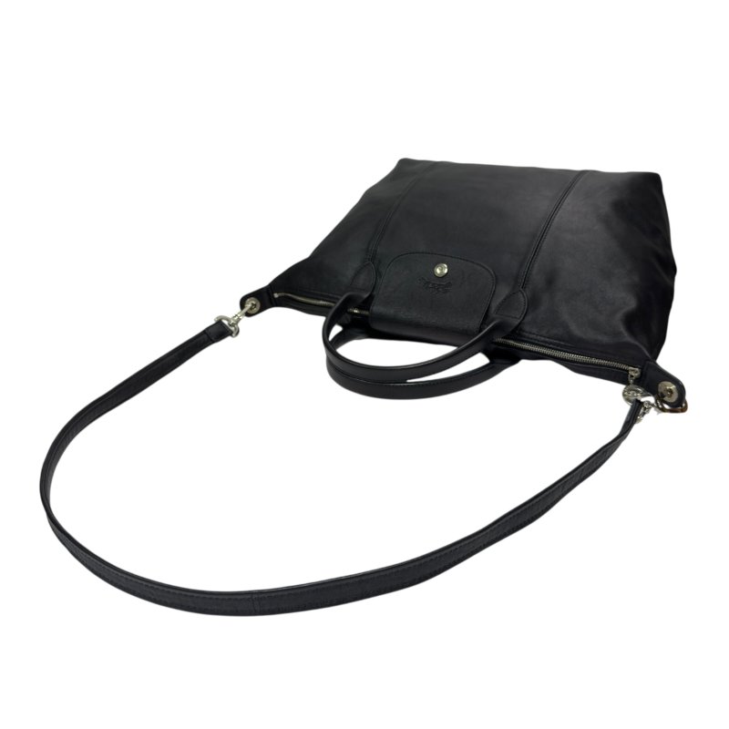 LONGCHAMP Pliage 皮革 2用袋-17