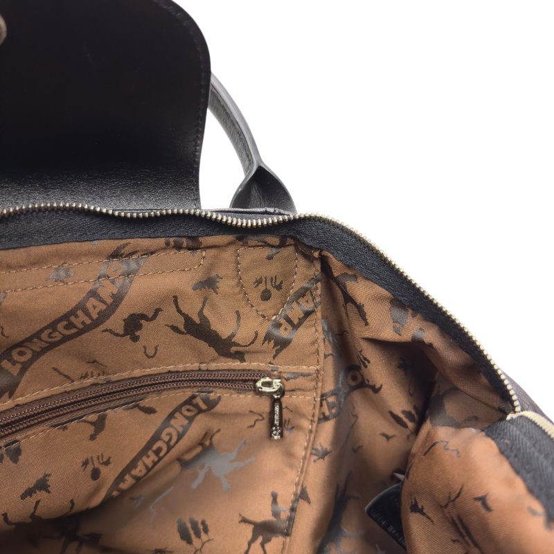 LONGCHAMP Pliage 皮革 2用袋-20