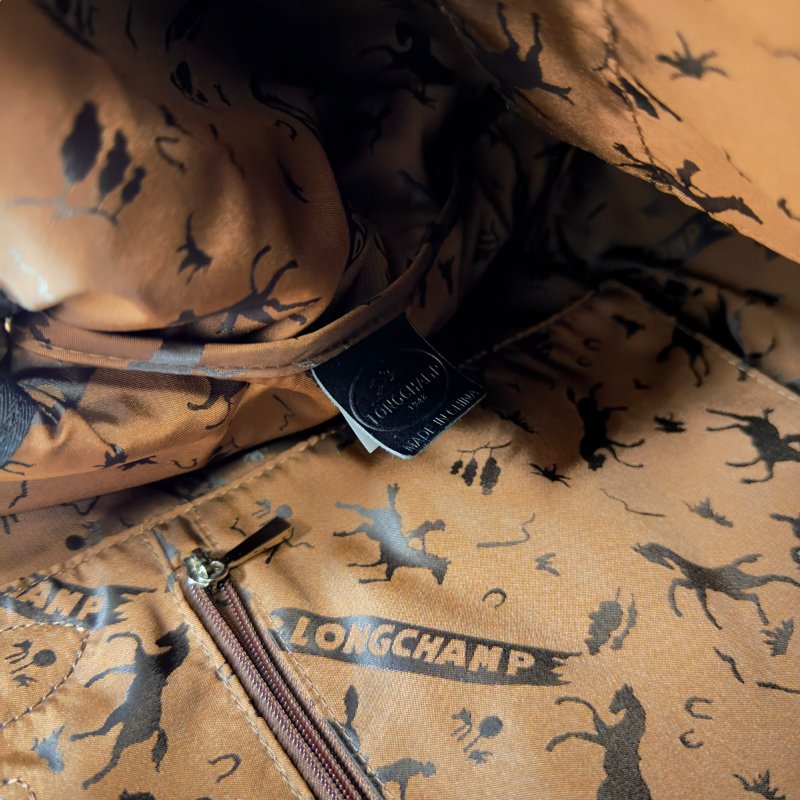 LONGCHAMP Pliage 皮革 2用袋-21