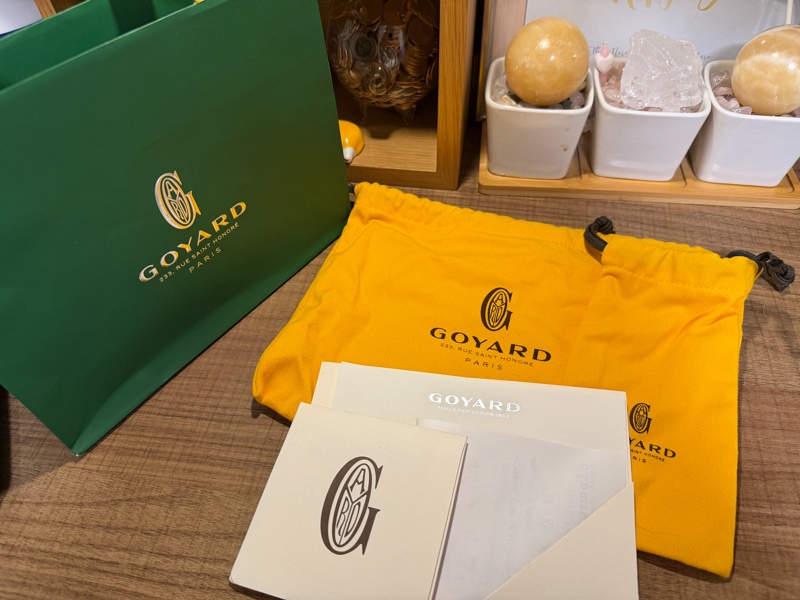Goyard 信封包—綠色-5