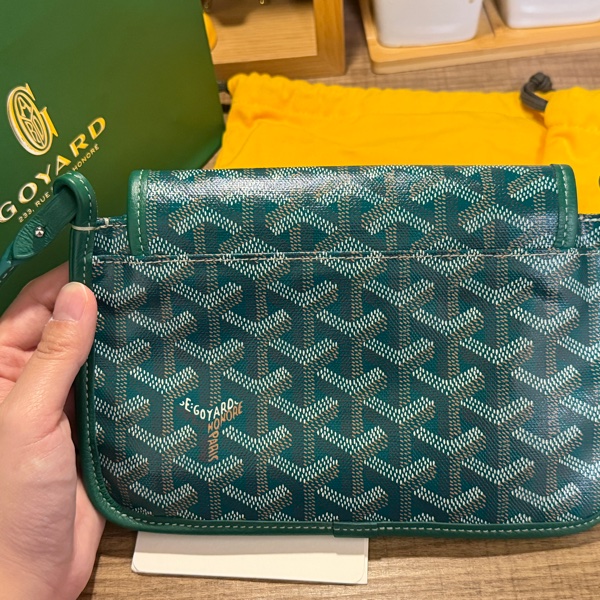 Goyard 信封包—綠色-7