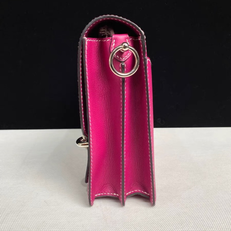 98新💓 Hermes Roulis 23 Rose Purple 豬鼻子-4