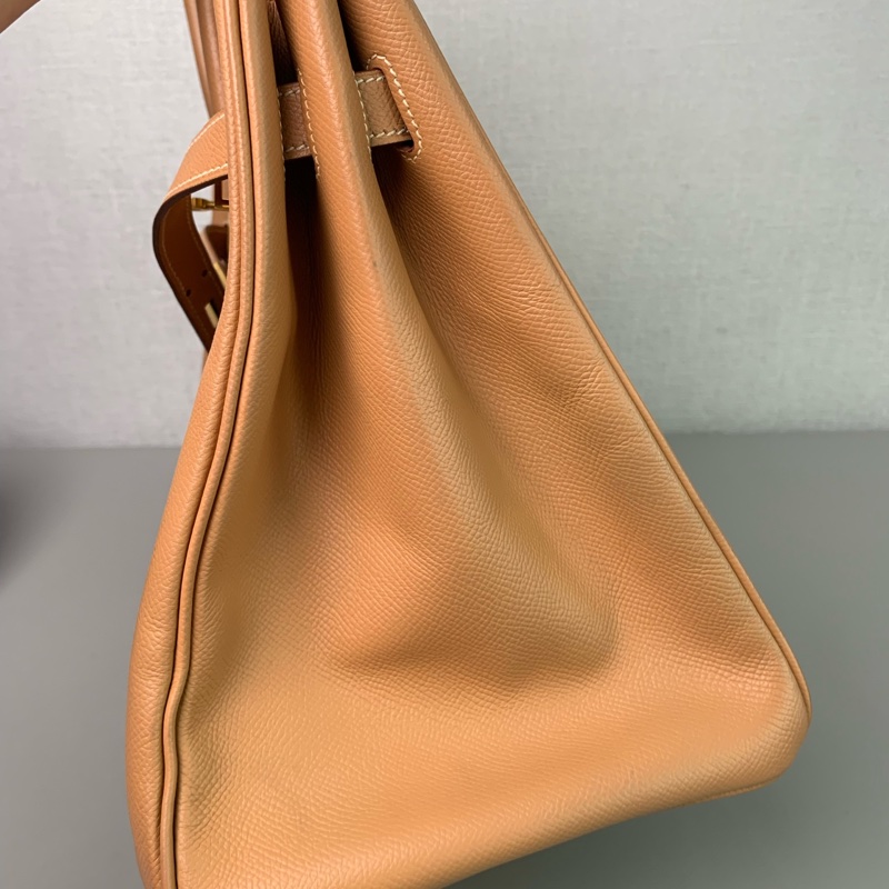 愛馬仕 Birkin35 金扣 EPSOM皮 沙灘金-5