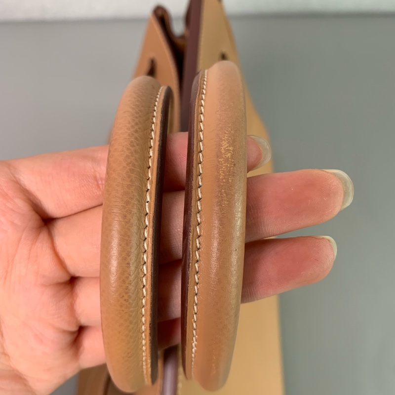 愛馬仕 Birkin35 金扣 EPSOM皮 沙灘金-12