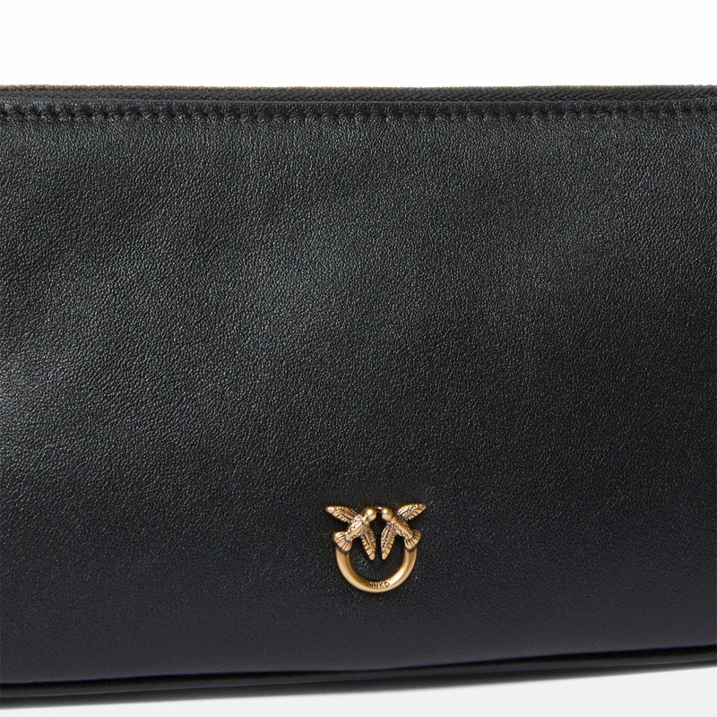 Pinko - Borsa a tracolla Mini Half Moon Nero Antique Gold - 105069A0QO - NERO-ANTIQUE/GOLD-2