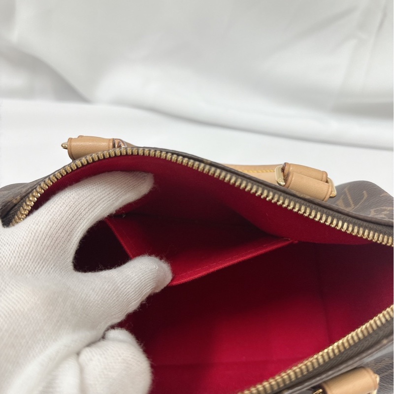 LV 二手 Speedy Bandoulière 20 (98成新)芯片款(有附盒)、售出不退換-12