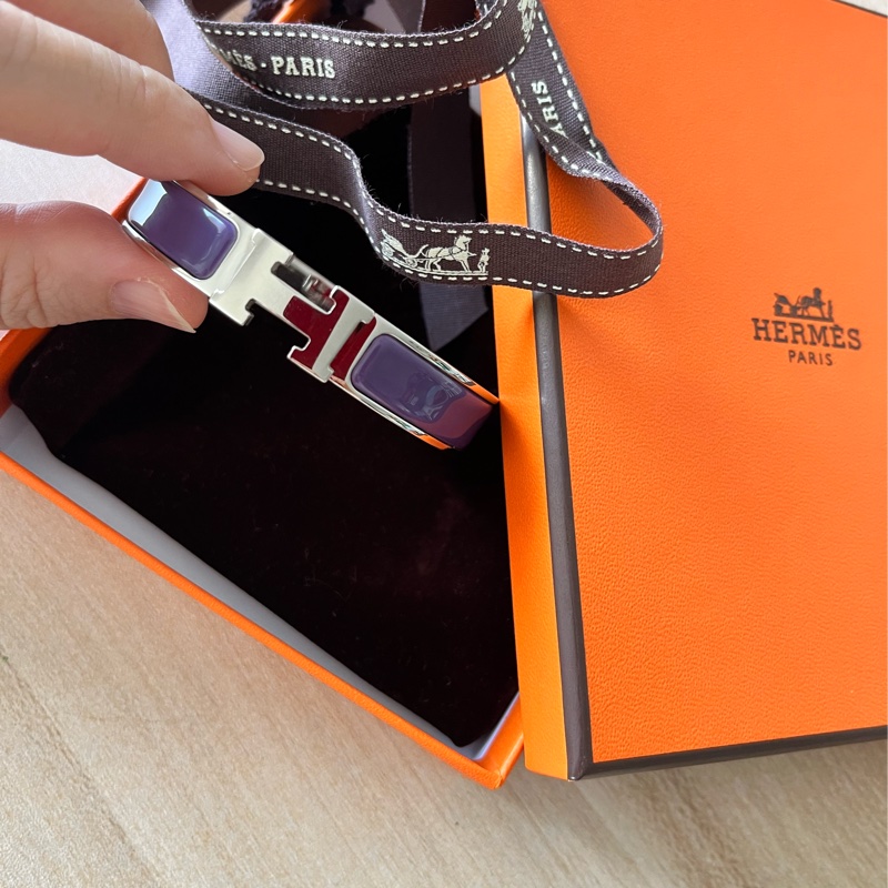 Hermès Clic H琺瑯手環-0