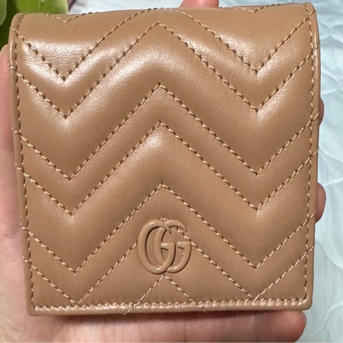 Gucci 經典GG Logo Marmont短夾