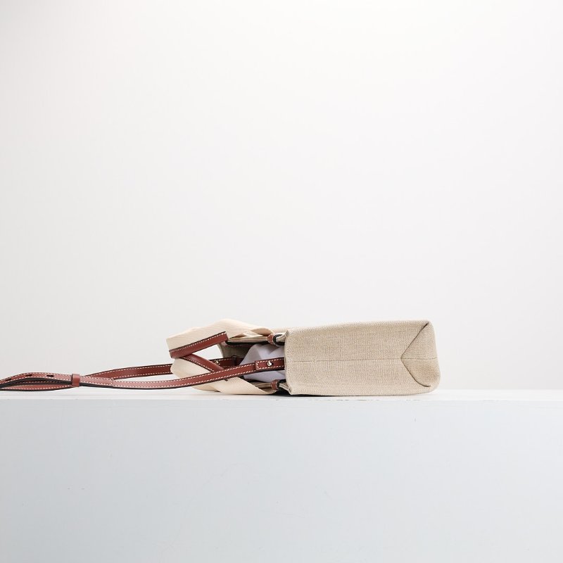 二手 Chloé Woody tote 小號/棕色-2