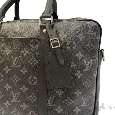 LV Porte-Documents Voyage PM黑原花公事包M46457-6