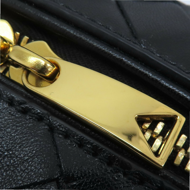 黑色 牛皮編織 Bang Bang Vanity Case 肩背包【BOTTEGA VENETA BV 寶緹嘉】-14