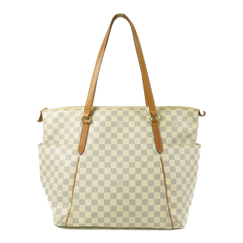 LOUIS VUITTON Damier Azur Totally GM金扣肩背袋-1