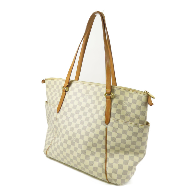 LOUIS VUITTON Damier Azur Totally GM金扣肩背袋-2