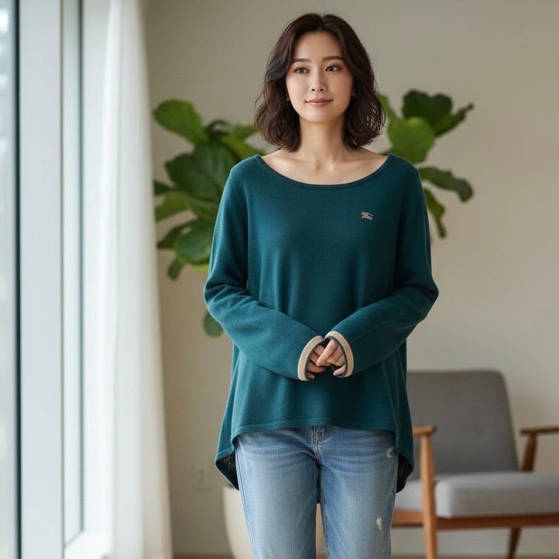 Burberry 藍標 字母羊絨混羊毛戰馬上衣-9