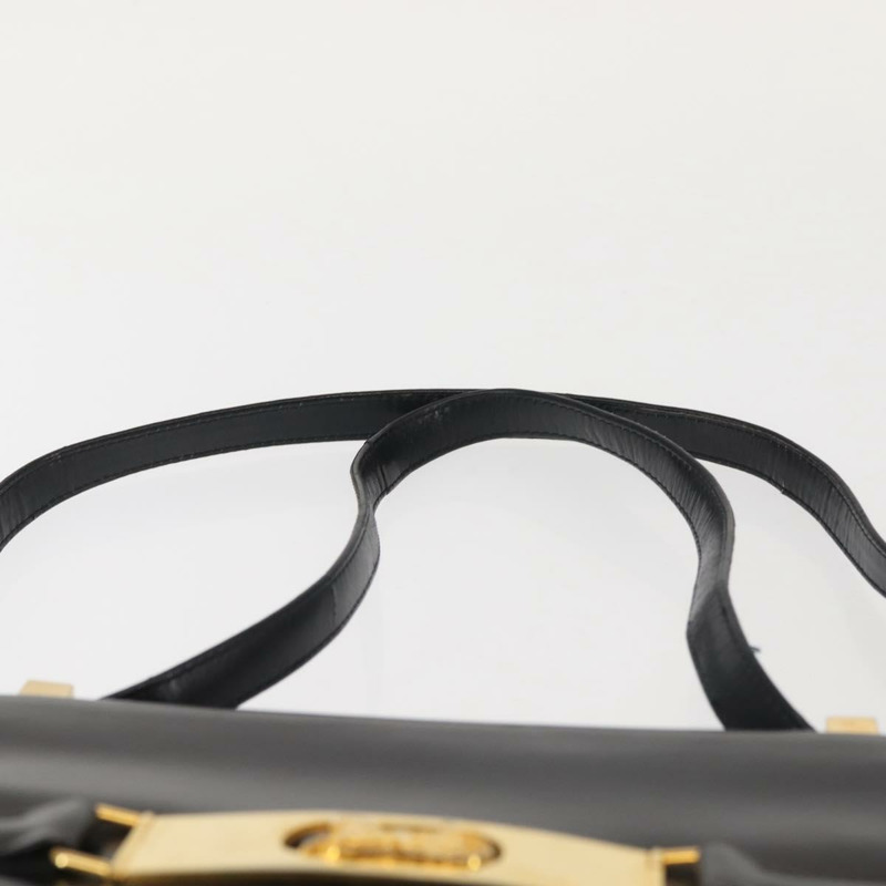 【日本直送】CELINE 馬車肩背包 皮革 黑金 正品 142651-7