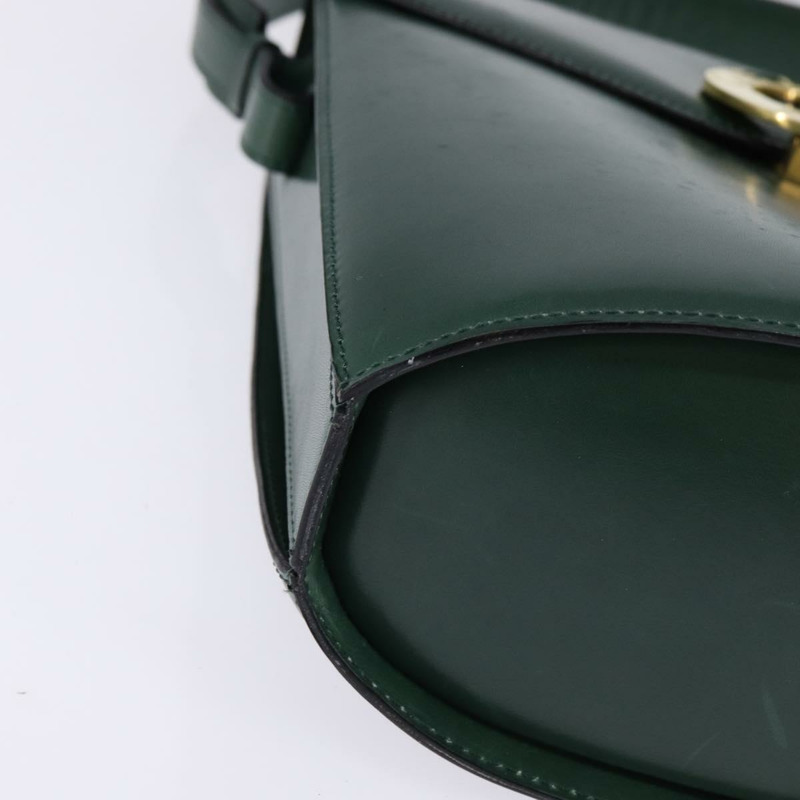 【日本直送】CELINE 肩背包 皮革 綠金色 正品 BA5870-8