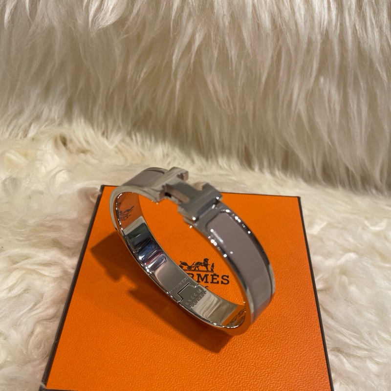 Hermès H Bracelet 奶茶色-3