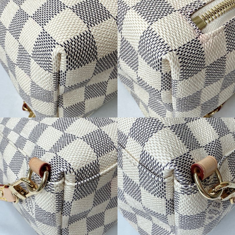 LV Sperone BB白棋盤小書包-11