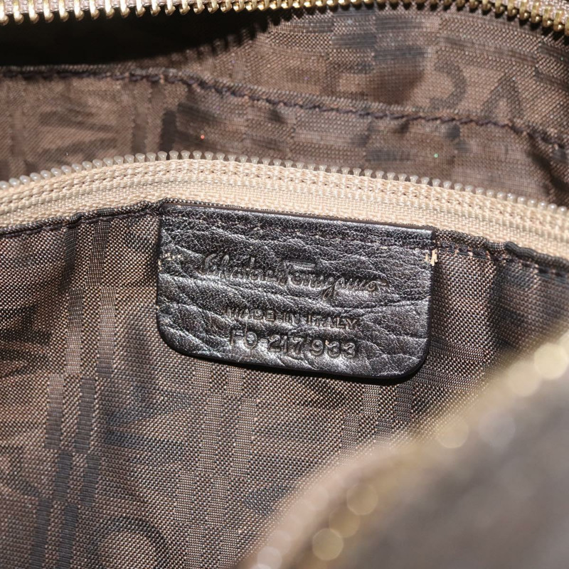 【日本直送】Salvatore Ferragamo 托特包 皮革 銀色 正品 142662-11