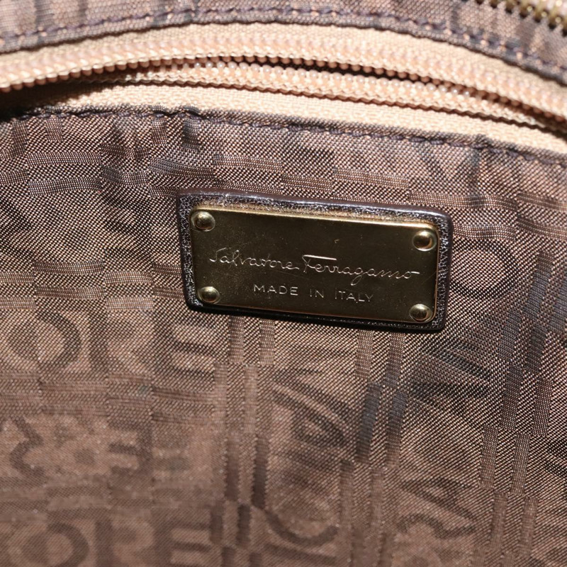 【日本直送】Salvatore Ferragamo 托特包 皮革 銀色 正品 142662-17