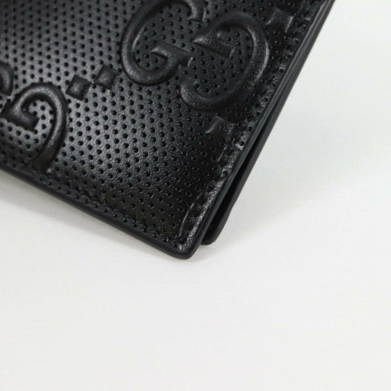 【日本直送】GUCCI GG 壓紋雙折皮夾 黑色 625559 正品 141453M-13