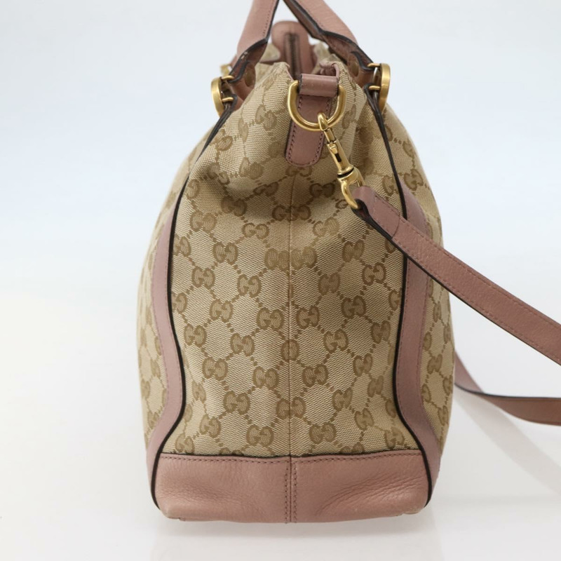 【日本直送】GUCCI GG 帆布手提包 2 款可選 米金色 323675 正品 BA5865-2