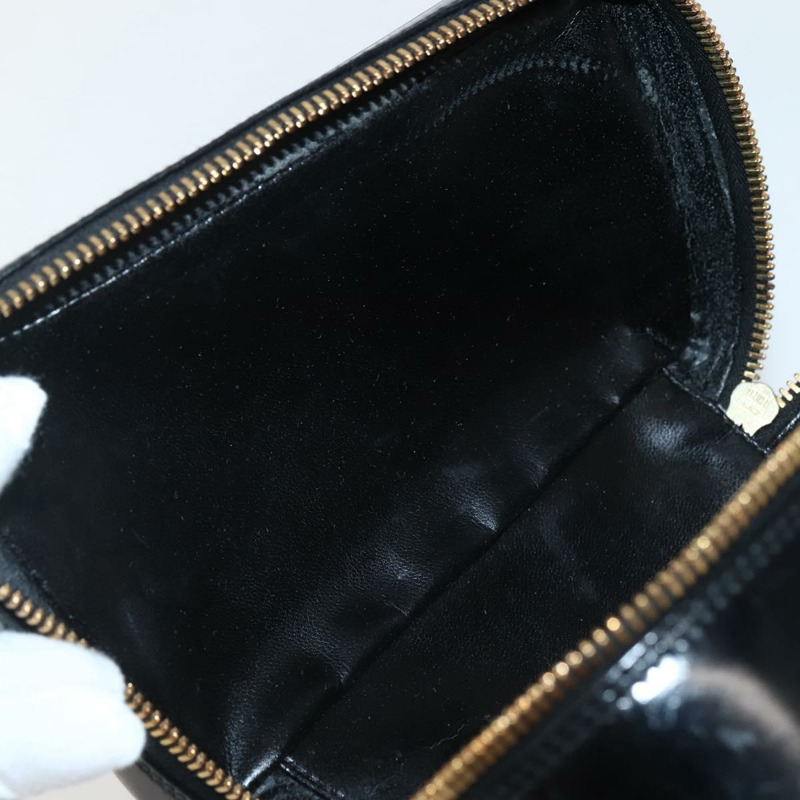 【日本直送】GUCCI 竹製化妝包 琺瑯 黑金 032 1705 0151 正品 BA6332-9