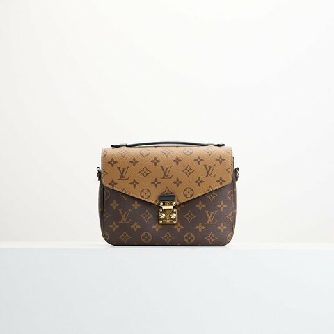 二手Lv metis雙色郵差包/晶片款