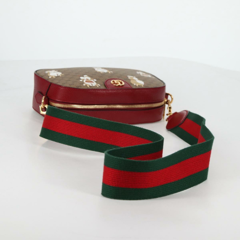 【日本直送】GUCCI Micro GG Supreme 哆啦 A 夢合作款包款 PVC 米色 574886 正品 137235M-6