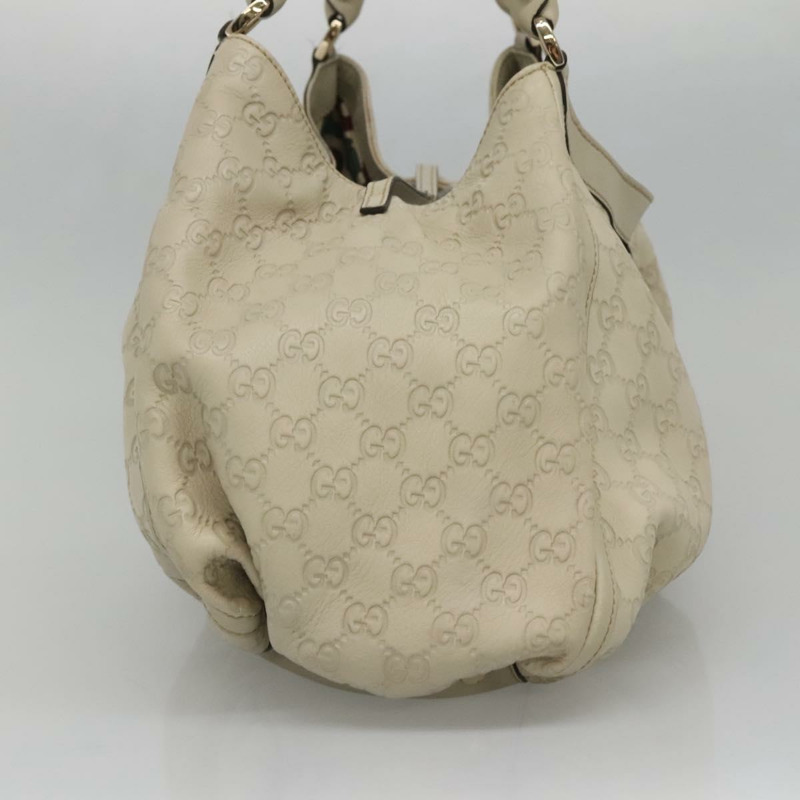 【日本直送】GUCCI GG 帆布 Guccissima Abbey 包款皮革白金色 189835 正品 141985-2