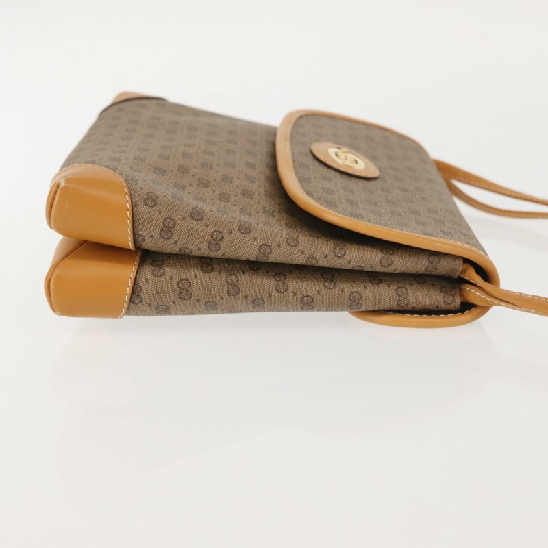 【日本直送】GUCCI 微型 GG Supreme 單肩包 PVC 米金色 007 92 5548 正品 ep10883-2