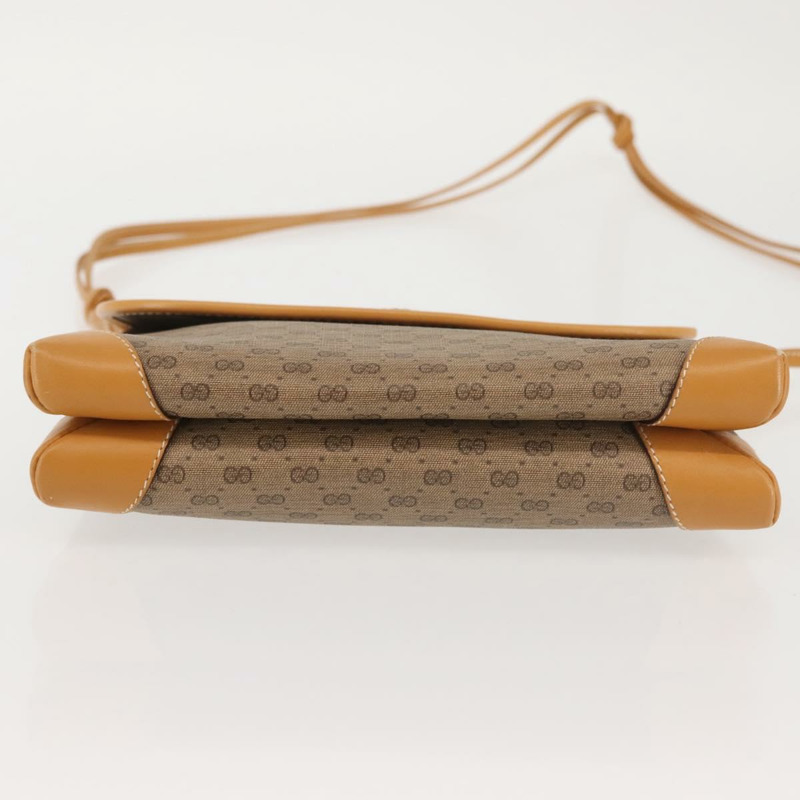 【日本直送】GUCCI 微型 GG Supreme 單肩包 PVC 米金色 007 92 5548 正品 ep10883-4