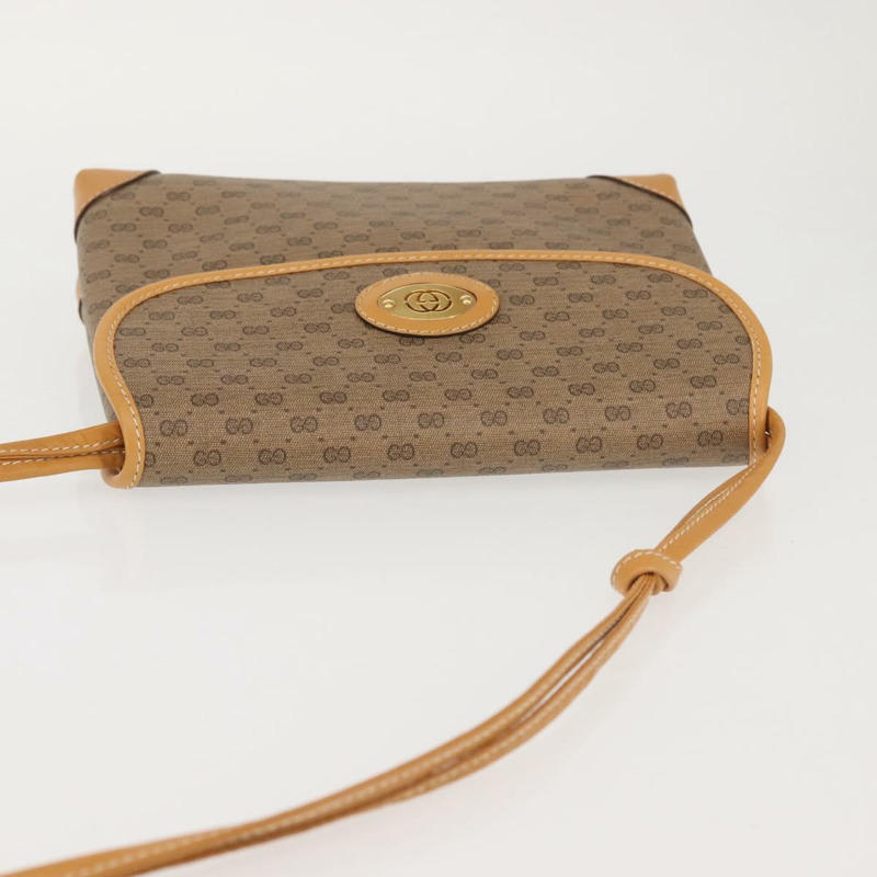 【日本直送】GUCCI 微型 GG Supreme 單肩包 PVC 米金色 007 92 5548 正品 ep10883-5