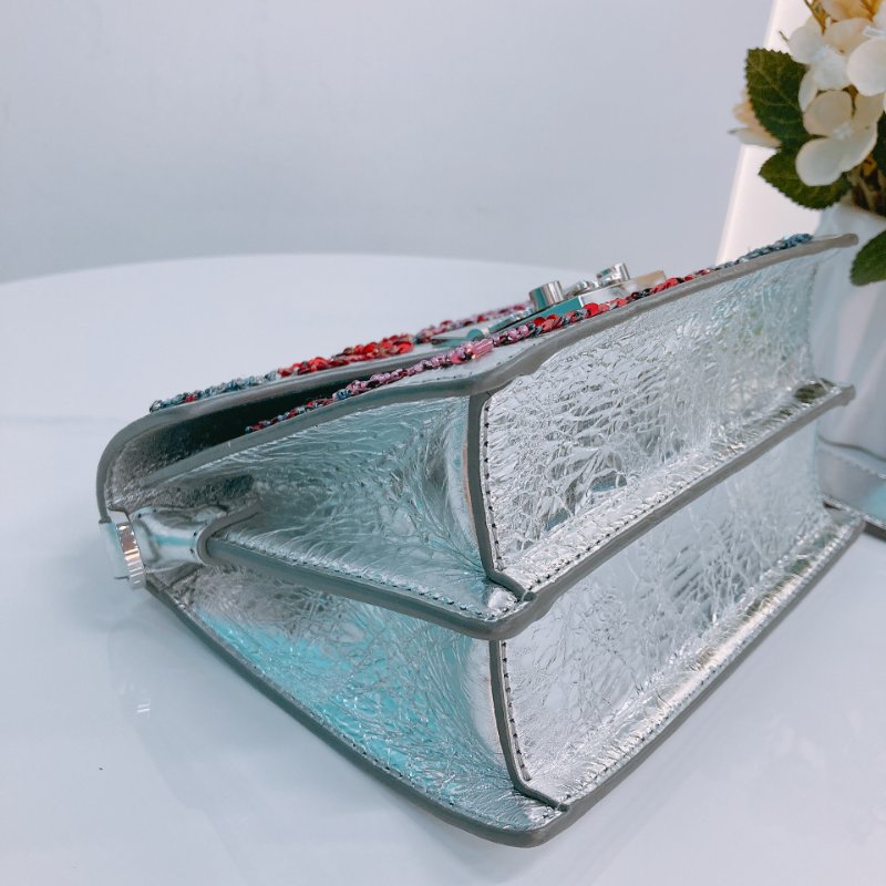 MS0335 MCM 珠片翻蓋式肩帶包包 Patricia Sequins Shoulder Bag-23