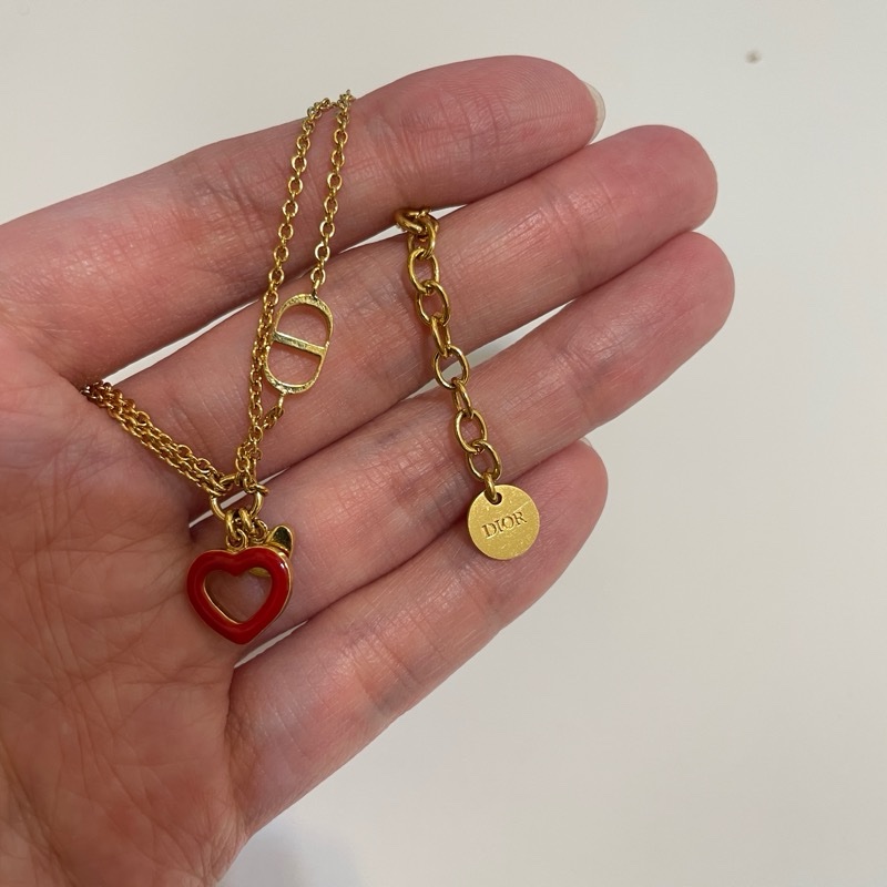 Dior 情人節限定 愛心手鍊-0