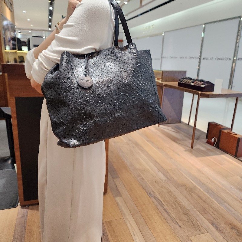 Bottega Veneta牛皮印花托特包-6