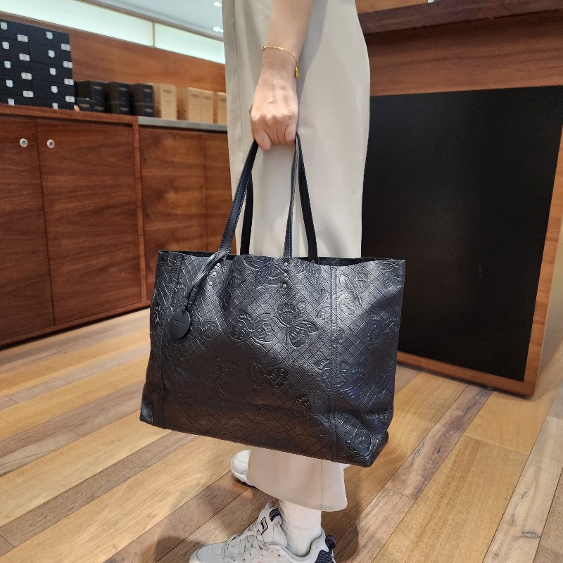 Bottega Veneta牛皮印花托特包-8