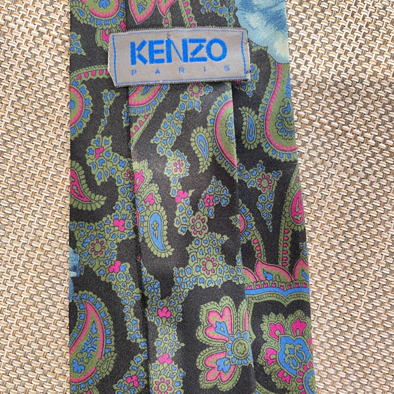 Kenzo 變形蟲 經典花朵印花 領帶-1