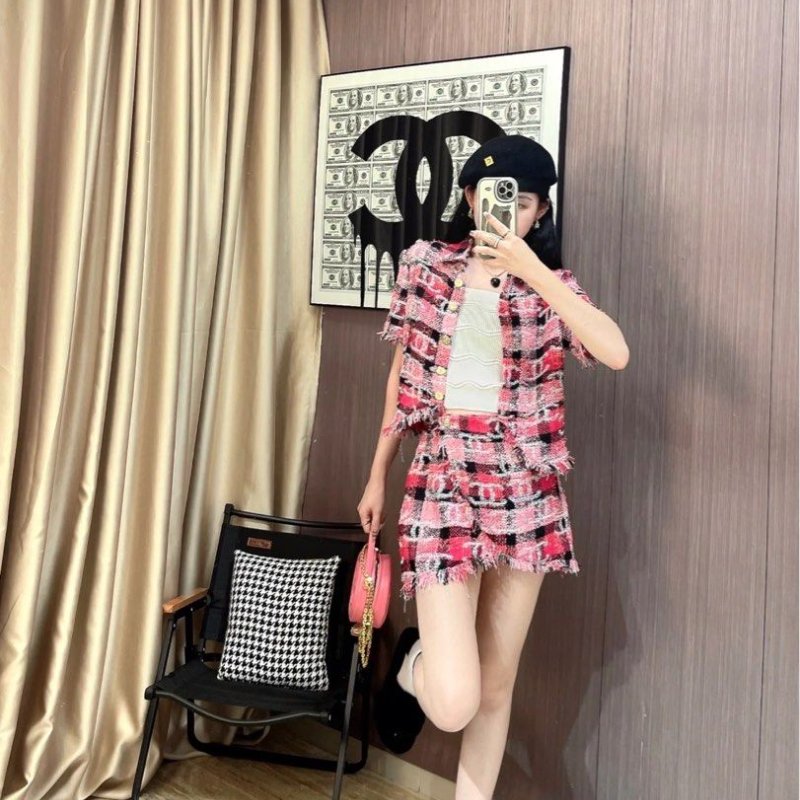 ❤️ CHANEL LOGO裝飾 時尚短袖外套-1