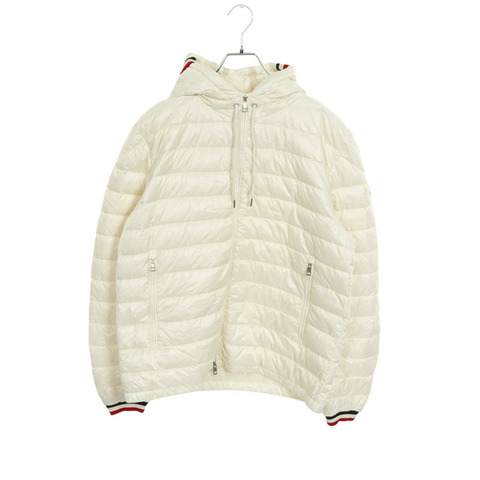 MONCLER GIROUX 羽絨外套 尼龍 米色 二手 男款