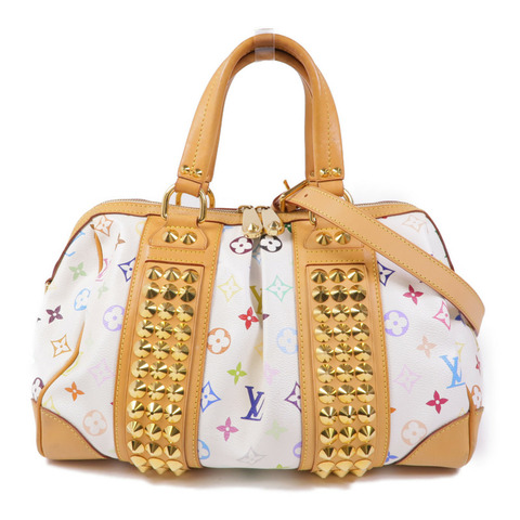 LOUIS VUITTON Monogram Multicolore Courtney MM金扣手挽肩背兩用袋