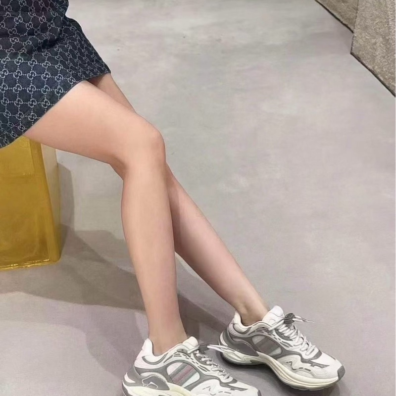 Gucci 2.0 女款 灰白色 老爹鞋 #35 35.5 36 36.5 37 37.5 38-3