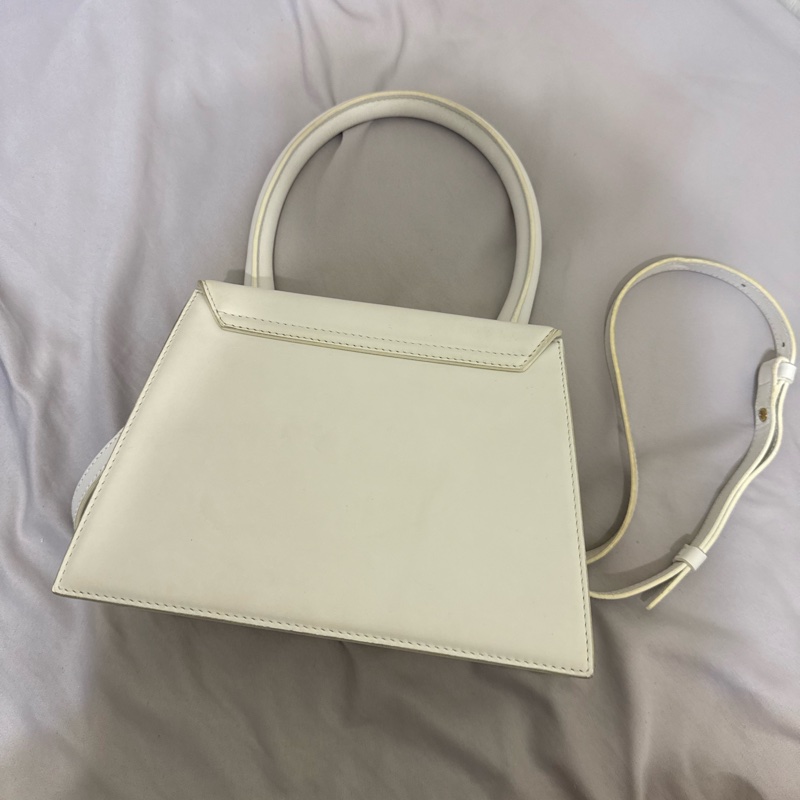 Jacquemus 白色肩背/手提/斜背三用包 尺寸Medium-1