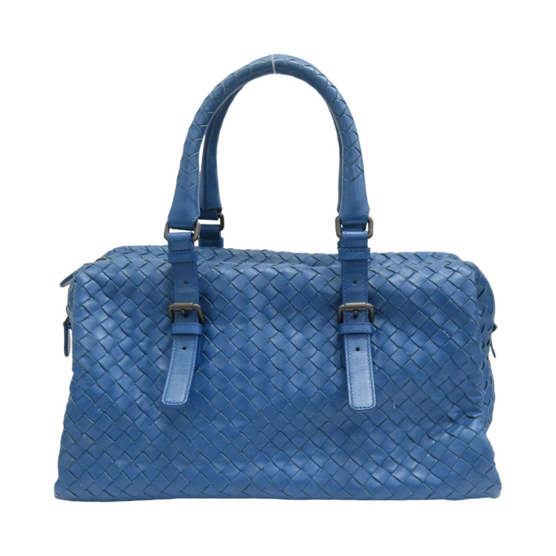 藍色 羊皮 手提包【BOTTEGA VENETA BV 寶緹嘉】-1